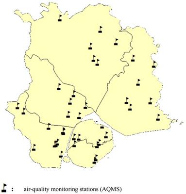 Association between air pollutants and birth defects in Xiamen, China